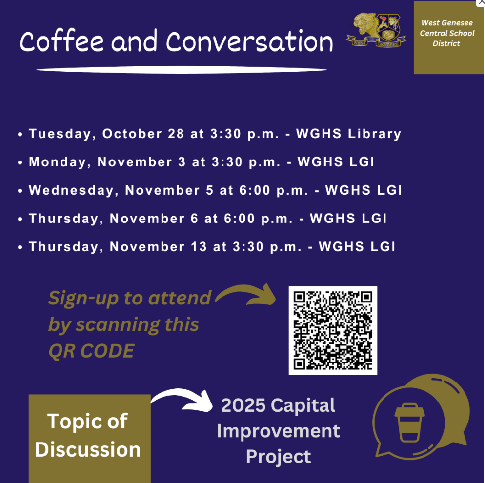 West Genesee Tax Increase Event Schedule